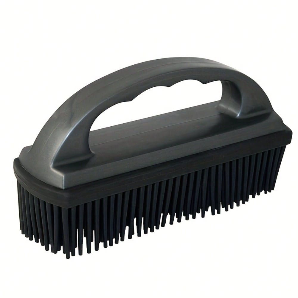 

Multi-Functional Carpet Cleaning Brush For Pet Bathing And Massage 1PC чёрный