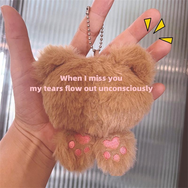 

Мультяшная плюшевая кукла Мишка брелок Милый плюшевый мишка Шарм для сумки Подвеска для сумки