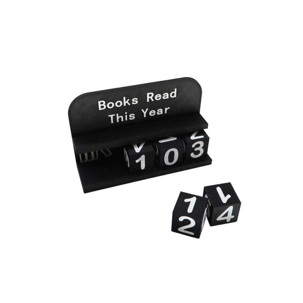 Kunststoff Buch Lesezähler Verschleißfest Buch Zähl Ornament Buch Zähl Anzeige