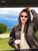 Trendy Retro Oval Metal Frame UV Protection Sunglasses for Women - Dark Green High-End Style