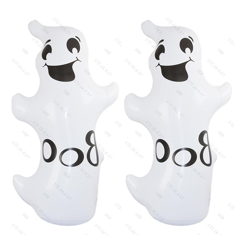 Halloween Standing Inflatables Pumpkin Ghost Stacked Inflatable Pumpkin Horror Festival Theme Indoor Outdoor Garden Decorations