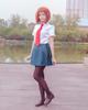 [Milky Time] My Hero Academia Cosplay Anime Uniform Wig for Halloween (Skirt Set, Size L)