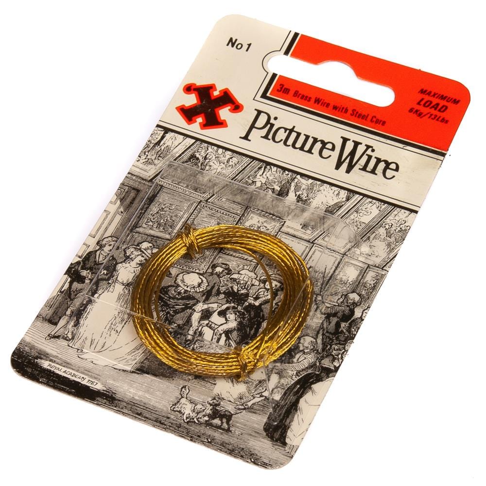 X Brass Picture Wire