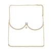 Double Heart Rhinestone Body Chain - Fashion Women's Jewelry Accessory