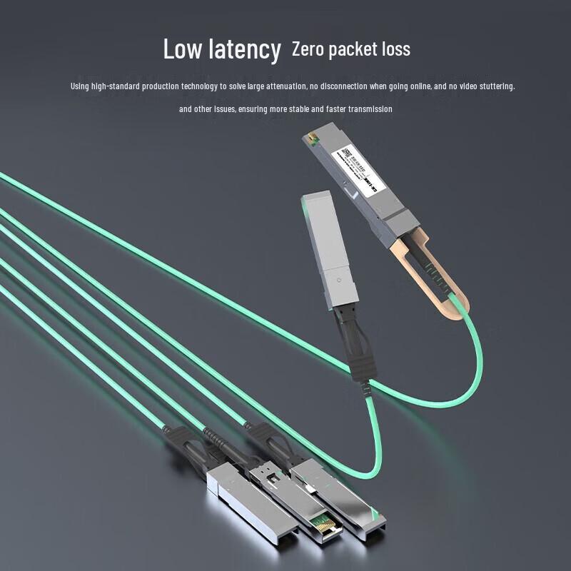 SK-LINK 40G QSFP+ to 4x10G SFP+ AOC Breakout Cable