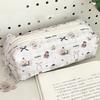 Cute Cartoon Puppy Pencil Pouch Large Capacity Stationery Storage Bag Small Makeup Bag School Office Supplies Student Gifts