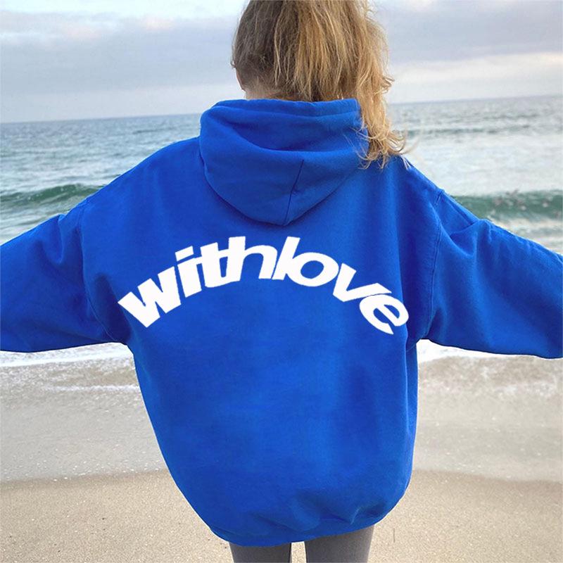 Unisex Oversized Drop Shoulder Hoodie: Trendy Sporty Casual Pullover for Autumn/Winter