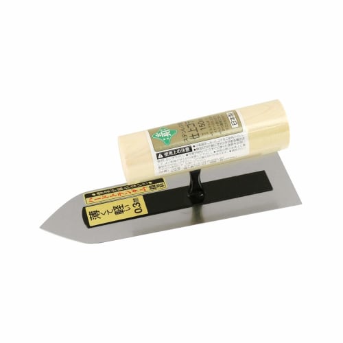 Midorikanechou Stainless Steel Finishing Trowel, 0.3mm Thick, 150mm