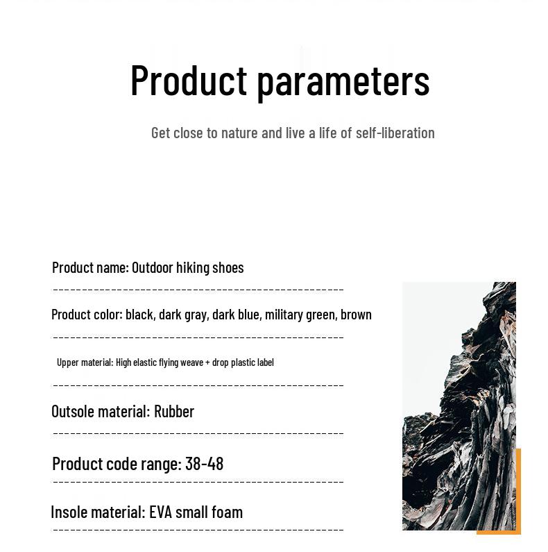 Unisex Cross-Border High-Top Fly-Knit Outdoor-Schuhe für Radfahren, Laufen und Wandern – Atmungsaktiv zum Klettern und für Offroad-Abenteuer.