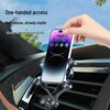 Gravity Stable Car Phone Holder with Six-Point Support, Air Vent Hook, and Unobstructed Airflow Design