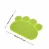 Non-Slip Cat Litter Pad PVC Pet Food Placemat Durable Litter Box Mat  for Cats and Dogs