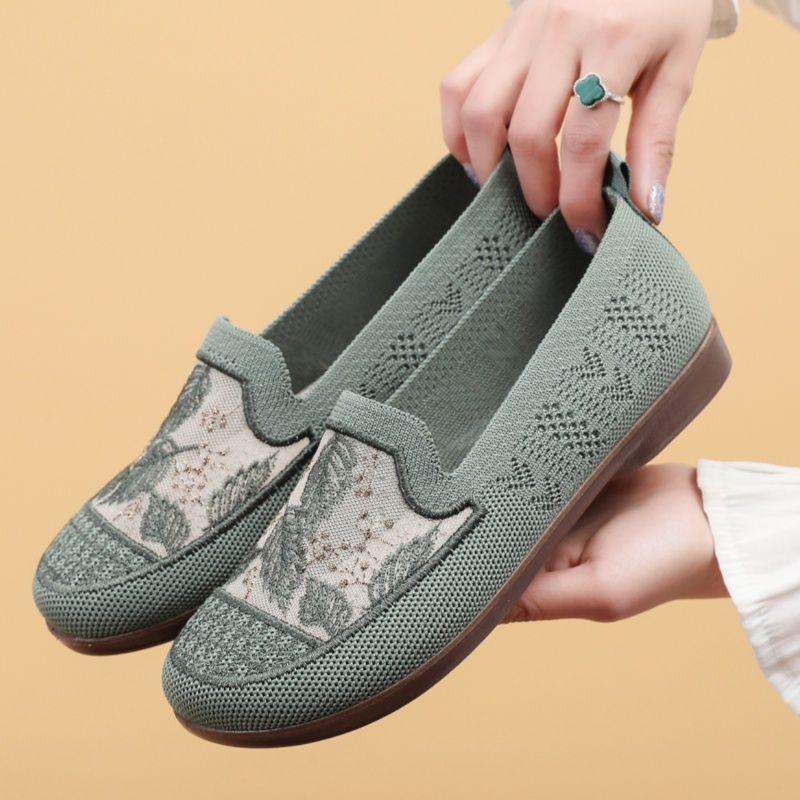 Cloth Shoes Women s Mesh Shoes Summer Shallow Mouth Breathable Anti Slip and Comfortable 35