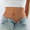 Sexy Double Thin Chain Women's Waist Chain Charming Round Bead Metal Belly Chain Summer Beach Bikini Body Jewelry