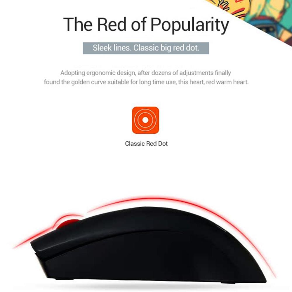 LENOVO M120pro 1000 DPI 2.4G Wireless Mouse Plug and Play Ergonomic Design Portable Mice