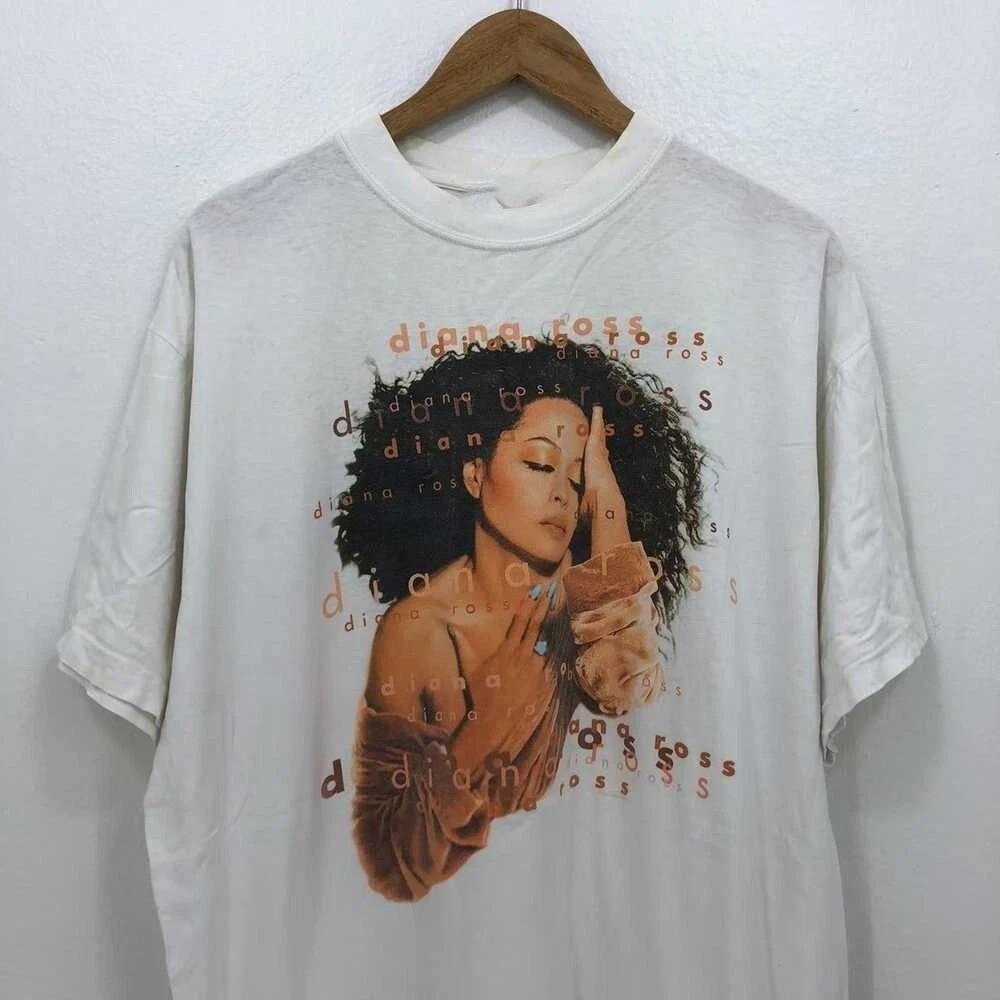 Vintage 1997 s Diana Ross Diana In Motion White S to 5XL Tee Shirt SN513 Unisex T-Shirt XXL