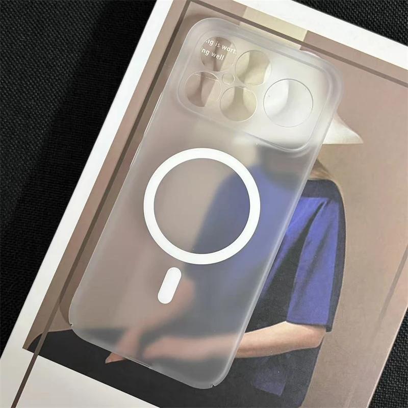 For Xiaomi Poco F8 Ultra F8 Pro Case Matte UltraThin PC For Magsafe Magnetic Protect Phone Cover For Poco F8 Ultra Shell Bumper