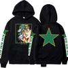 Unisex Kujo Jotaro Hoodie Jonathan Joseph Sweatshirt Pullover JoJo Långärmad Anime Hoodie