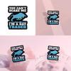 Contemporary Cartoon Brooch With Creative Text And Colorful Design Perfect For Fashion Lovers Seeking Unique Accessories