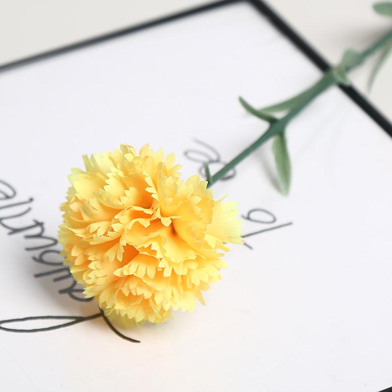 High-End Artificial Carnation Bouquet for Weddings and Home Decor