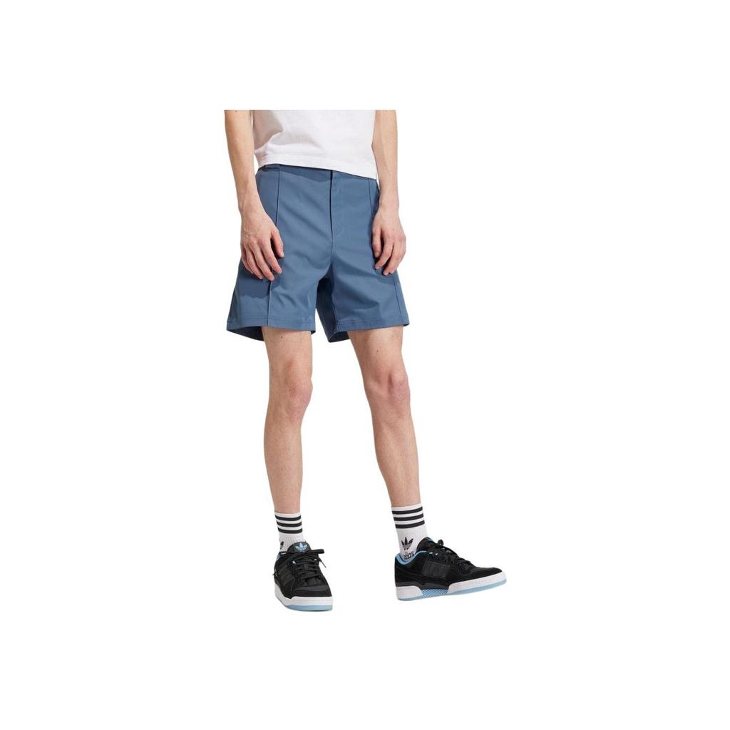 adidas Originals Logo Embroidered Zippered Casual Shorts Men Shorts Blue IR9393