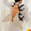 35/40CM Kawaii Lovely Ladybug Bee Filled Animal Plush Backpack Toy Children's Cute Insect Shoulder Plush Backpack Boy