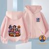 New KPop Devil Hunter Boys and Girls Children's Zipper Hoodie Cute Cartoon Print Warm Halloween Autumn/Winter Fashion Clothing