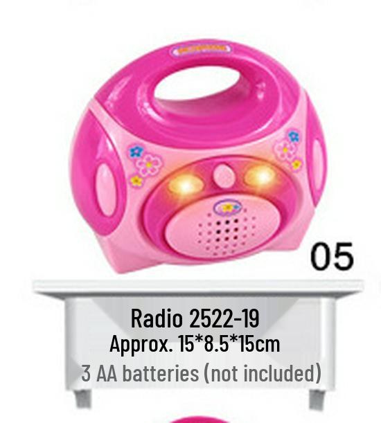 Children's Pretend Play Kitchen & Home Appliance Set: Electronic Scale, Meat Grinder, Hair Dryer.