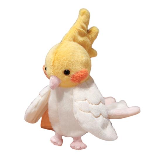 

Parrot Hand Puppet Plush Toy Soft Stuffed Bird for Baby Early Education Kindergarten Cute Ventriloquist Doll for Storytelling Interactive Gift for