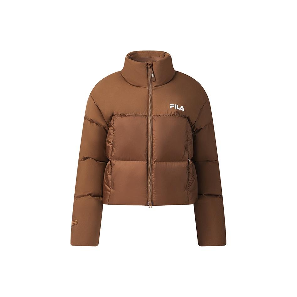 FILA Original RGB Multicolor Fashion Classic Simple Retro Personality Trendy Casual Versatile Warm Waterproof Down Jacket F11W549902FBN