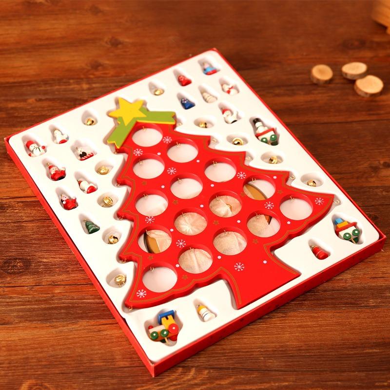 Mini Christmas Tree DIY Material Pack Small Tabletop Ornaments New Christmas Children's Gifts