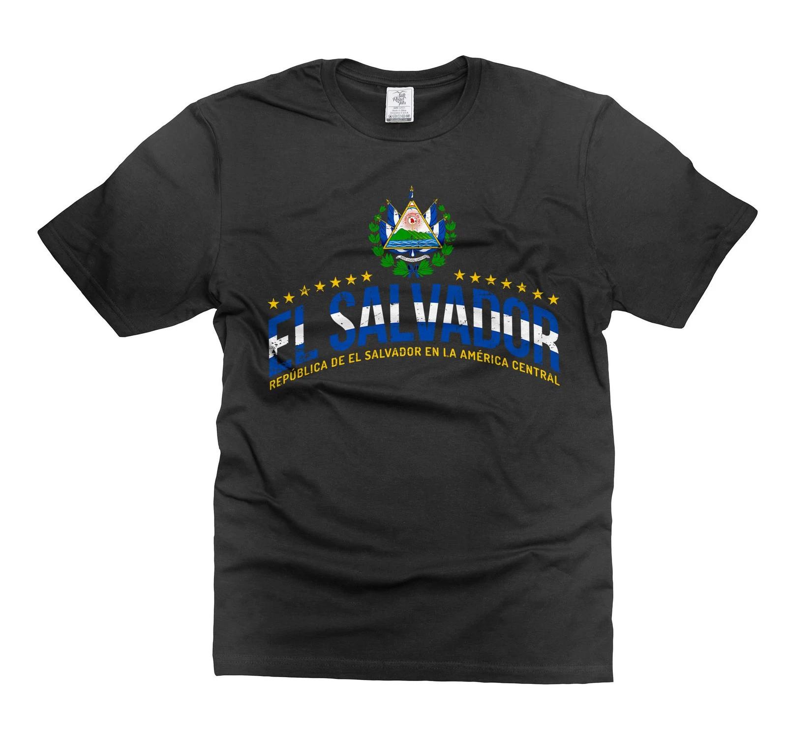 El Salvador Patriotic Shirt El Salvador Tee Shirt Mens Womens El Salvador Tee S