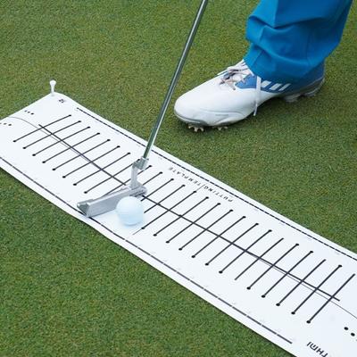 Putting Green Pad Golf Track Paper 15 Degree Golf Training Aids Golf Putting Mat  Indoor Courtyard