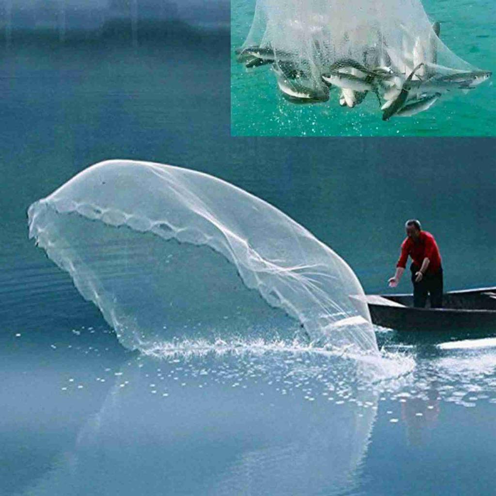 Portable   Fishing Mesh Net Cast Net Fishing Tool Accessories   Type