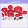 High Quality 16 Piece Hole Saw Drill Bit Kit For Wood Plastic And Sheet Metal With Durable Storage Case