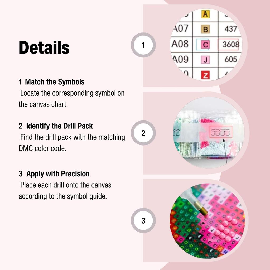 Fokenzary Adult Diamond Painting Kit, DIY Prayer 5D Diamond Art Set for Beginners, Kids Room, 4-Piece Wall Art