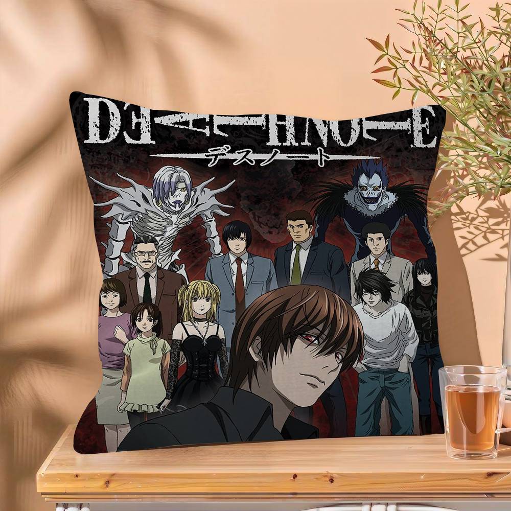 1PC Aanime Death Note  Cushion Cover Car Throw Pillow Case For Sofa Car Christmas Gift
