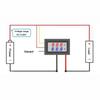 DC0-100V 10A 50A 100A Voltmeter Ammeter Red Blue LED Amp Dual Digital Volt Meter Gauge 0.28'' LED Display 50A 100A Diverter