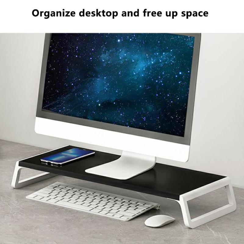 Computer Monitor Rising Holder With Usb Hub Pc Screen Stand Bracket With Phone Holder Desktop Keyboard Mouse Storage Organizers