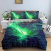 3D Psychedelic Geometric Duvet Cover Set - Digital Print Double Bed - Available In 3 or 4-Piece Sets