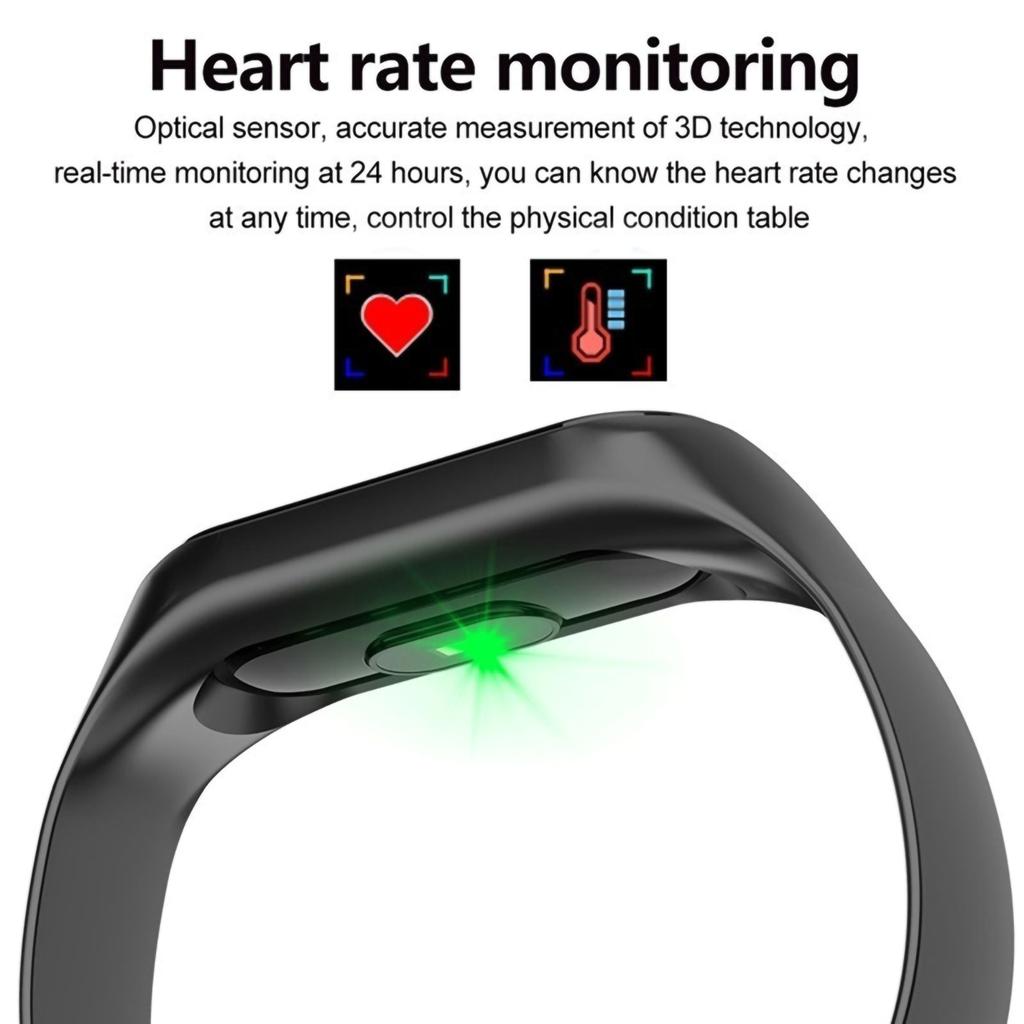 M3 IP65 Waterproof Bluetooth Smart Band Sport Heart Rate Monitor Fitness  Smart Bracelet
