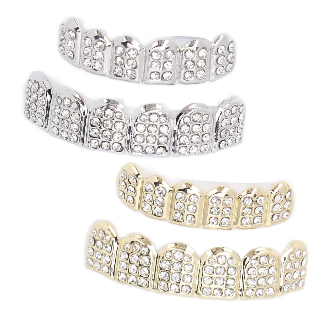 Satın alın Fashionable Gold Plated Hip Hop Teeth Set Alloy Unisex ...