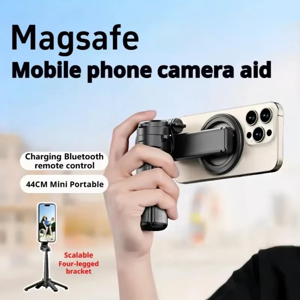 Adjustable Phone Holder Magnetic Desktop Stand Mini Phone Stand  For Live Streaming