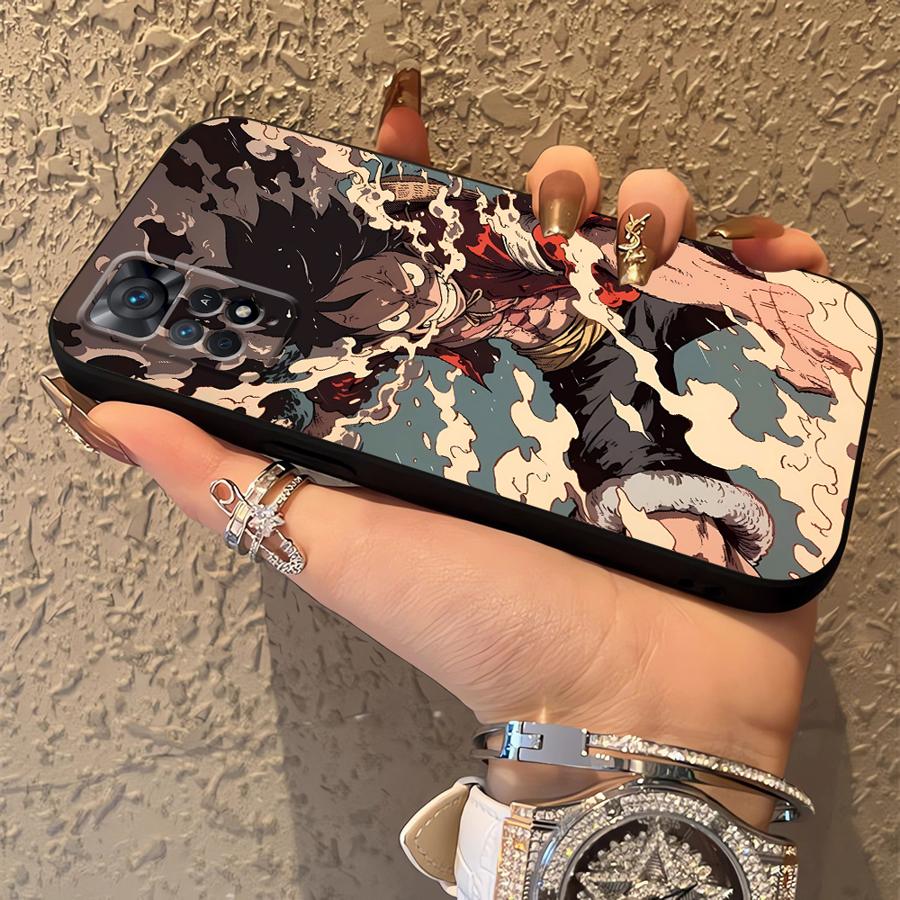 Cool Luffy Anime Case for Xiaomi Redmi Note 9s 10S 11 13 12 Pro Plus 10 9 8 Pro 11S 12S Funda Phone Cover