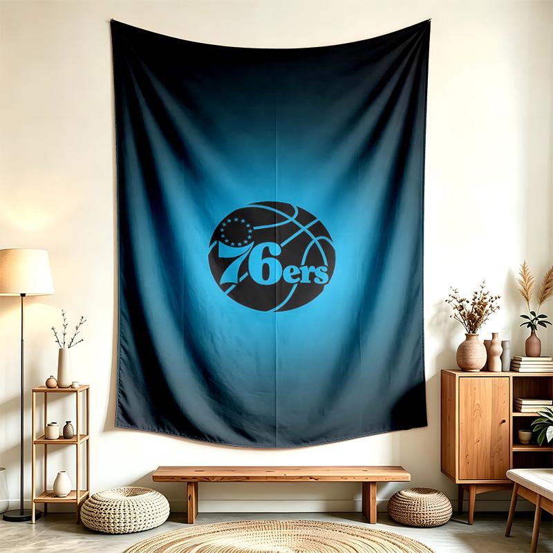 Philadelphia 76ers (14) Tapestry Suitable For Decorating Homes Dorms And Bedrooms Soft To The Touch And A Perfect Gift For Friends And Family