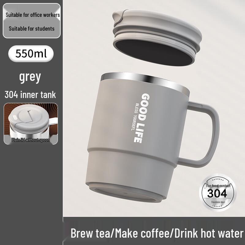 Yuedisi Portable Straw Mug with Handle & Strap