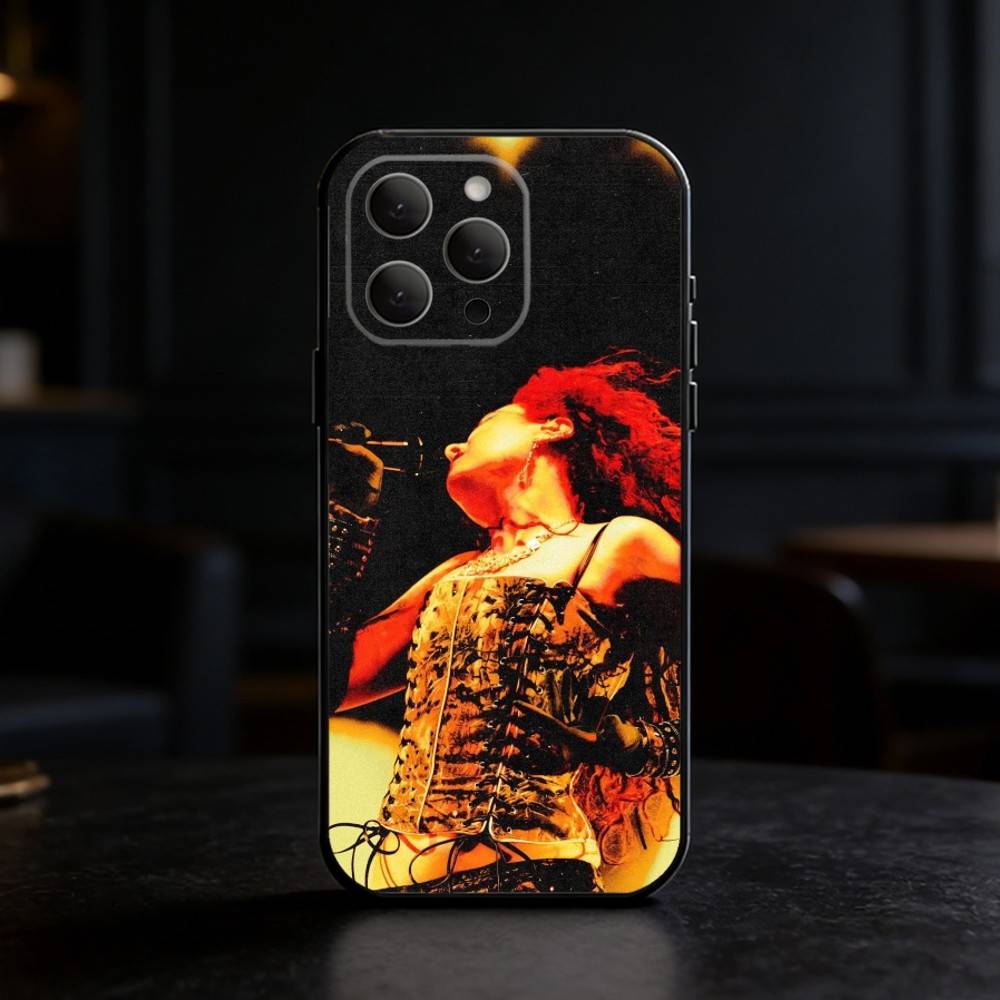 C-Chappell Roan Phone Case Silicone black Soft For IPhone 17,16,15,14,13,12,11,SE,Plus Pro Max