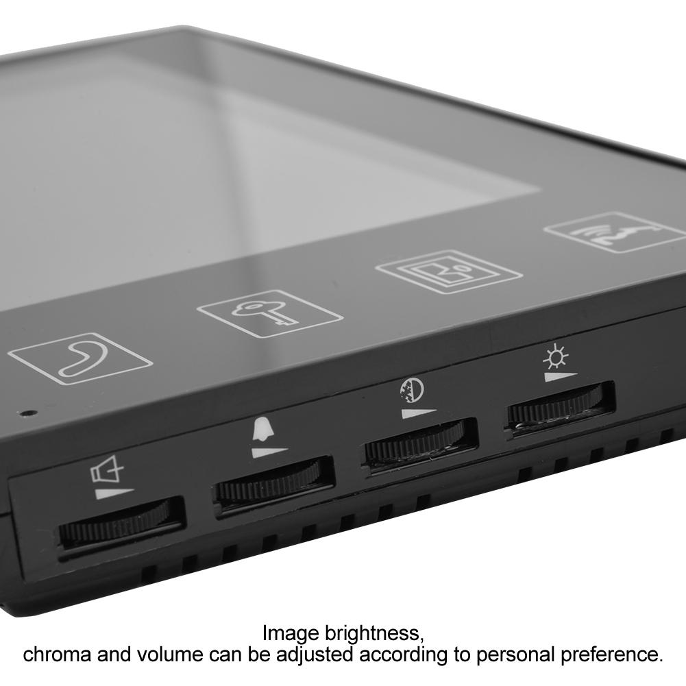 7in TFT Video Intercom Access System Home Security Doorphone with 3 Monitors