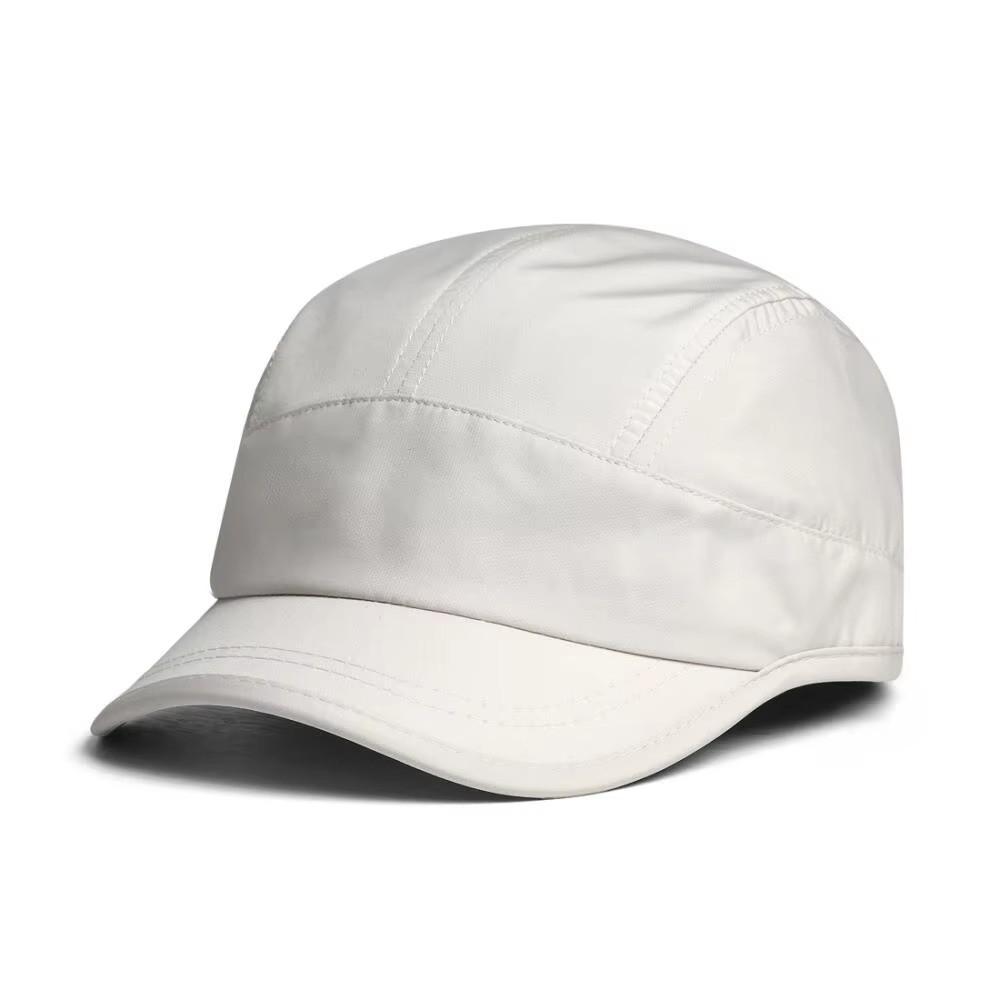 5 Panel Quick-Dry Solid Hat Short Brim Duckbill Cap Vintage Baseball Cap Running Headwear