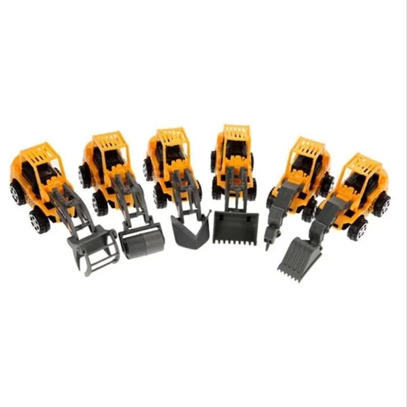 2Pcs Kids Toy Mini Engineering Vehicle Car Truck Excavator Model Toys Boy Gifts Kidstoys