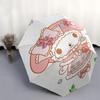 My Melody,Winter Wonderland Automatic Folding Umbrella-Simple 8-Rib Design, Bright Cartoon Pattern, Durable Iron Frame, Suitable For Travel,